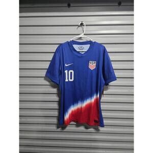 Nike Christian Pulisic USA #10 Jersey Men's Size L Red White Blue